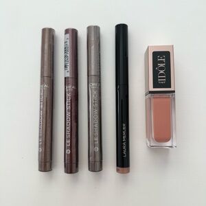 NEW L’Oréal Stick Shadow & Lancôme Idôle Liquid Tint Brown Eyeshadow Bundle